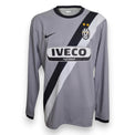 Fronte maglia Juventus Away 2009-10 Player Issued – Nike grigia striscia diagonale – sponsor Iveco Fiat Group – manica lunga