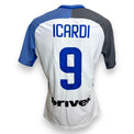 Retro maglia Inter Away 2017-18 numero 9 Mauro Icardi Player Issued Aeroswift – Nike – sponsor Driver – cimelio Serie A