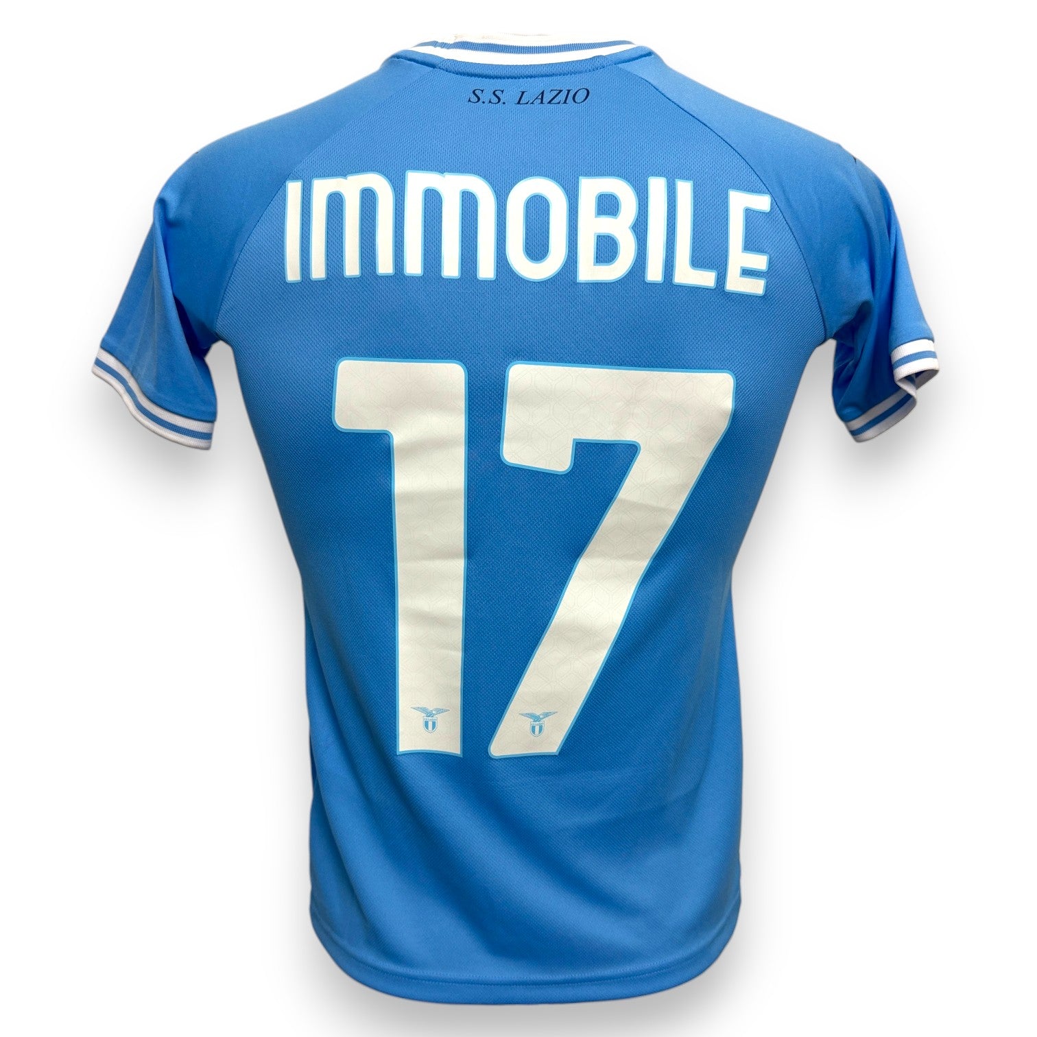 Retro maglia Lazio Home 2022-23 Mizuno – Ciro Immobile numero 17 originale