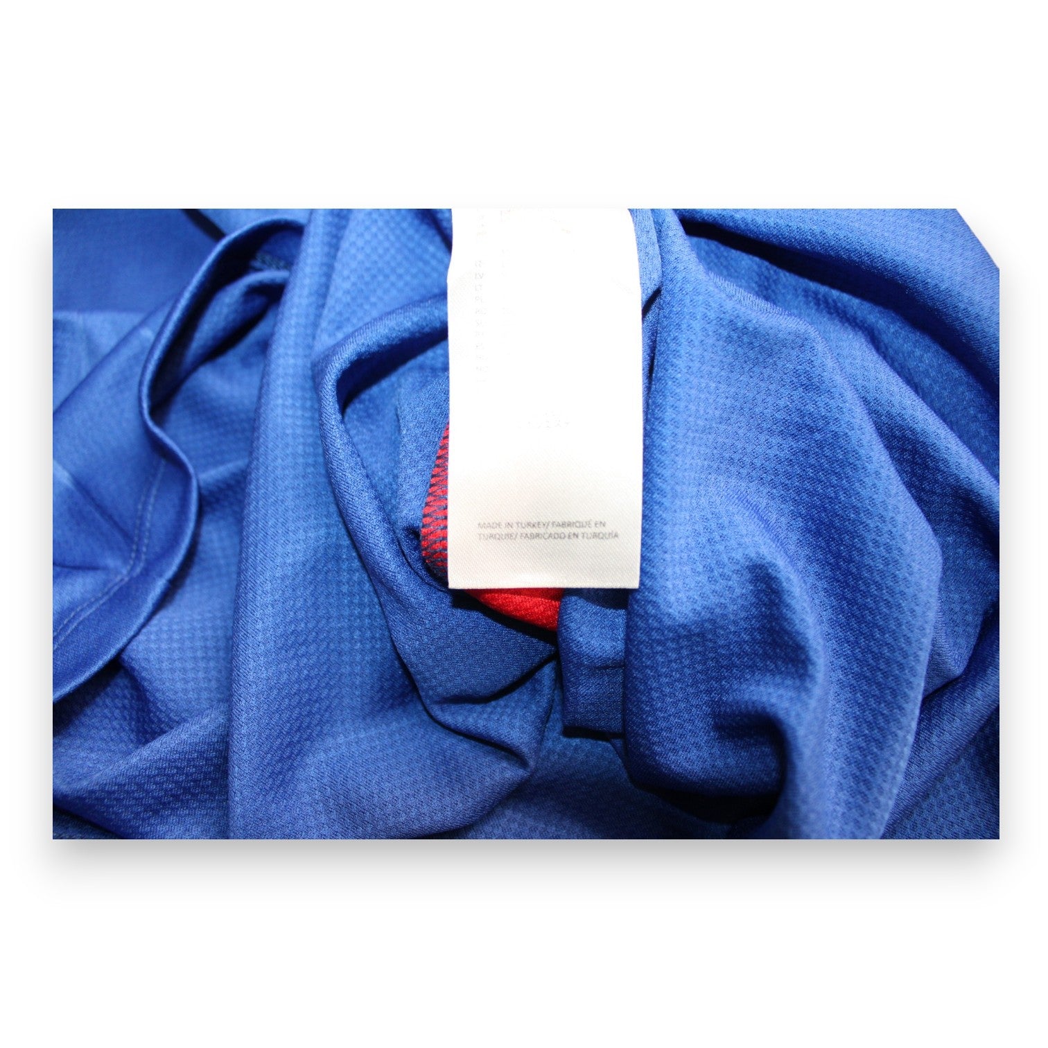 Etichetta interna maglia Moldova 2014-15 Jako Player Issued – Made in Turkey – fornitura squadra nazionale FMF