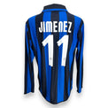 Maglia Inter Milan Home 2007-08 Player Issued maniche lunghe Luis Jiménez numero 11 – Nike – Edizione Centenario – taglia L – Serie A