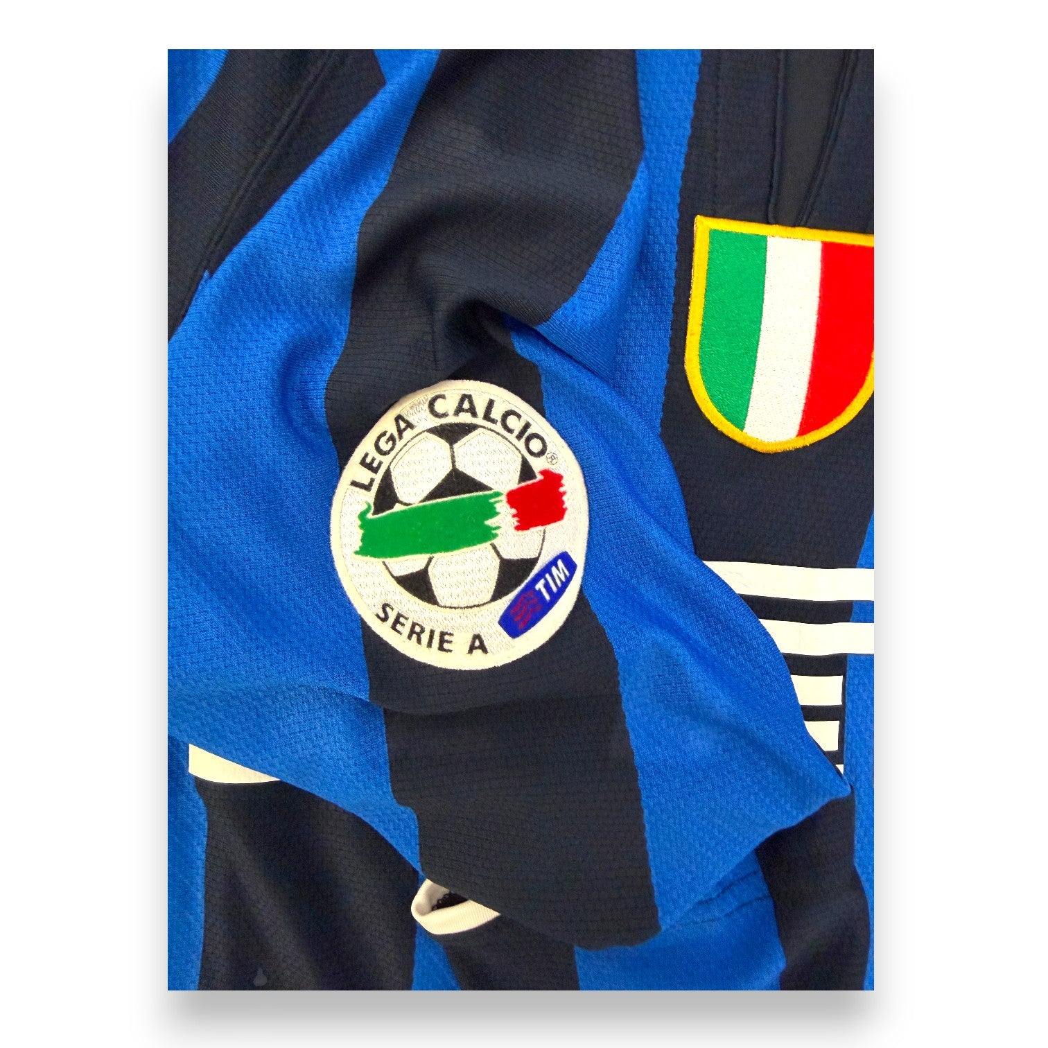 Patch Lega Calcio Serie A TIM maglia Inter Milan Home 2007-08 Player Issued Centenario Nike – Luis Jiménez numero 11