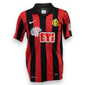 Fronte maglia Eskişehirspor Home 2013-14 Player Issued – Nike Dri-Fit – sponsor ETi – scudo ES 1965 – patch Eskişehir 2013 Capitale Culturale
