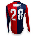 Maglia Genoa Home 2008-09 Player Issued Ivan Juric numero 28 – Asics manica lunga – condizioni Excellent