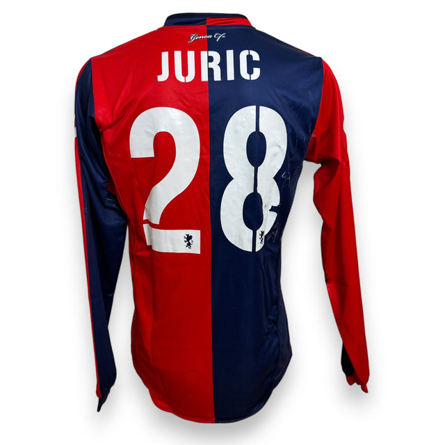 Maglia Genoa Home 2008-09 Player Issued Ivan Juric numero 28 – Asics manica lunga – condizioni Excellent