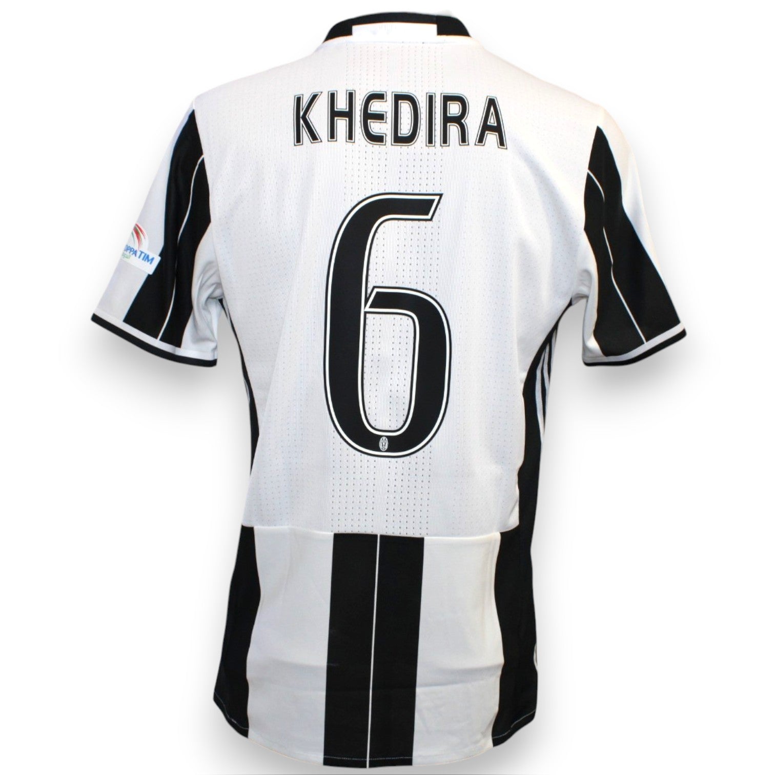 Retro maglia Juventus Home 2016-17 Player Issued Sami Khedira numero 6 – Adidas Adizero – Supercoppa TIM Doha 2016