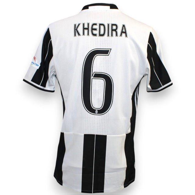 Retro maglia Juventus Home 2016-17 Player Issued Sami Khedira numero 6 – Adidas Adizero – Supercoppa TIM Doha 2016