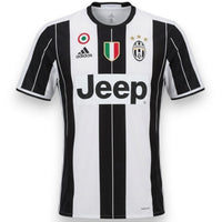 Fronte maglia Juventus Home 2016-17 Player Issued Adidas Adizero – sponsor Jeep – scudetto tricolore – taglia 9