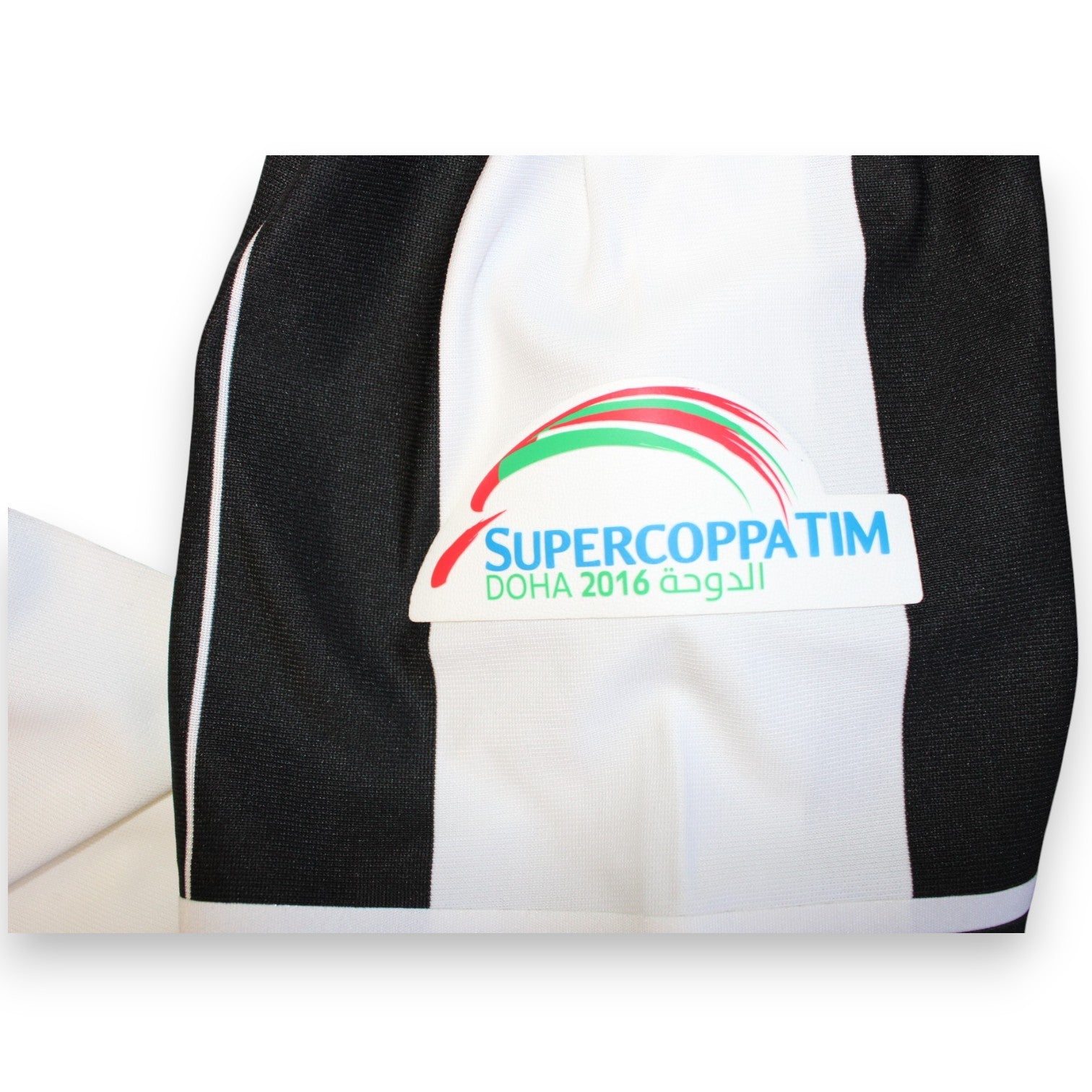 Patch Supercoppa TIM Doha 2016 su maglia Juventus Player Issued – finale 23 dicembre 2016 – Khedira N.6