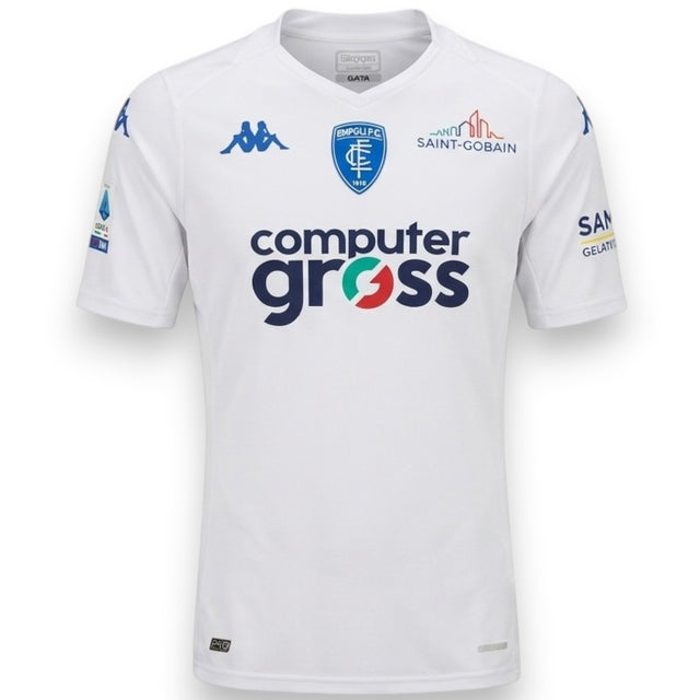 Fronte maglia Empoli FC Away 2023-24 Player Issued Kovalenko N.8 – sponsor Computer Gross Saint-Gobain – Kappa – Serie A
