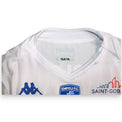 Fronte colletto maglia Empoli FC Away 2023-24 Player Issued Kappa – stemma Empoli FC – sponsor Saint-Gobain