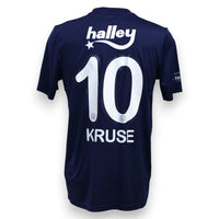Retro maglia Fenerbahçe 2019-20 numero 10 Max Kruse Player Issued – nome e numero originali fornitura squadra – sponsor Halley