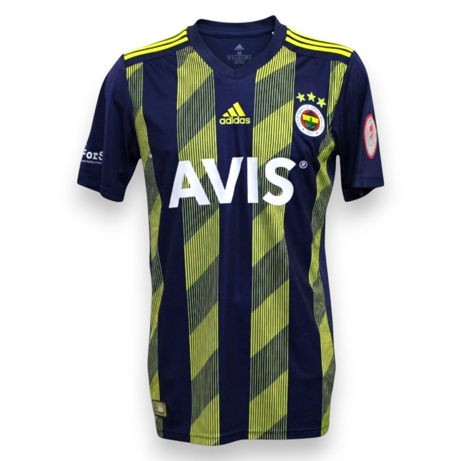 Maglia Fenerbahçe Home 2019-20 Player Issued Max Kruse numero 10 – Adidas Climalite – sponsor AVIS – patch Ziraat Türkiye Kupası