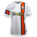 Fronte maglia Shakhtar Donetsk Away 2020-21 Player Issued Kryvtsov – Nike – sponsor SCM oro – striscia verticale arancio nera – patch Premier Liga – ultima stagione Nike