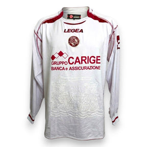 Maglia Livorno Away 2006-07 Player Issued Kuffour N.14 – Legea – sponsor Gruppo Carige – bianca rossa manica lunga
