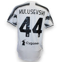 Retro maglia Juventus Home 2020-21 Player Issued Dejan Kulusevski numero 44 – Adidas – sponsor Cygames – Serie A