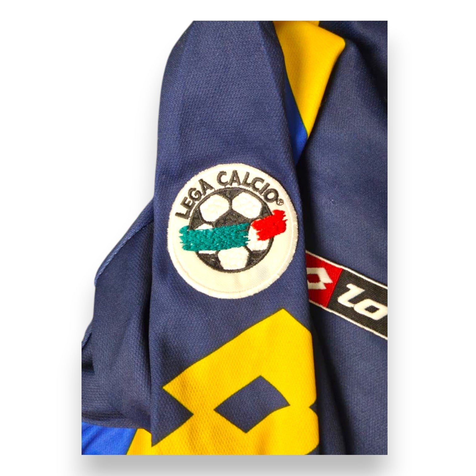 Patch Lega Calcio Serie A maglia Hellas Verona Away 2000-01 Player Issued Lotto – numero 23 Martin Laursen