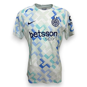 Maglia Inter Away 2025/26 fronte logo Nike scudetto Inter sponsor Betsson.sport