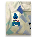 Patch ufficiale Serie A Enilive applicata su maglia Inter Player Issued