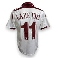 Maglia Torino FC Away 2007-08 Player Issued Nikola Lazetic numero 11 – Asics – taglia M – condizioni Excellent