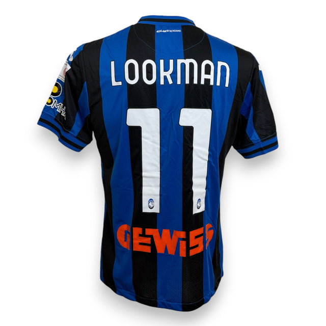 Maglia Atalanta BC Home 2022-23 Store Ademola Lookman numero 11 – Joma – Serie A – patch Trofeo Bortolotti – condizioni Excellent