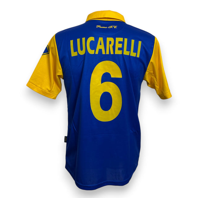 Maglia Parma FC Away 2010-11 Player Issued Alessandro Lucarelli numero 6 – Erreà – taglia L – condizioni Excellent