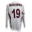 Maglia Reggina Away 2007-08 Player Issued Stephen Makinwa numero 19 – Onze – manica lunga – condizioni Excellent