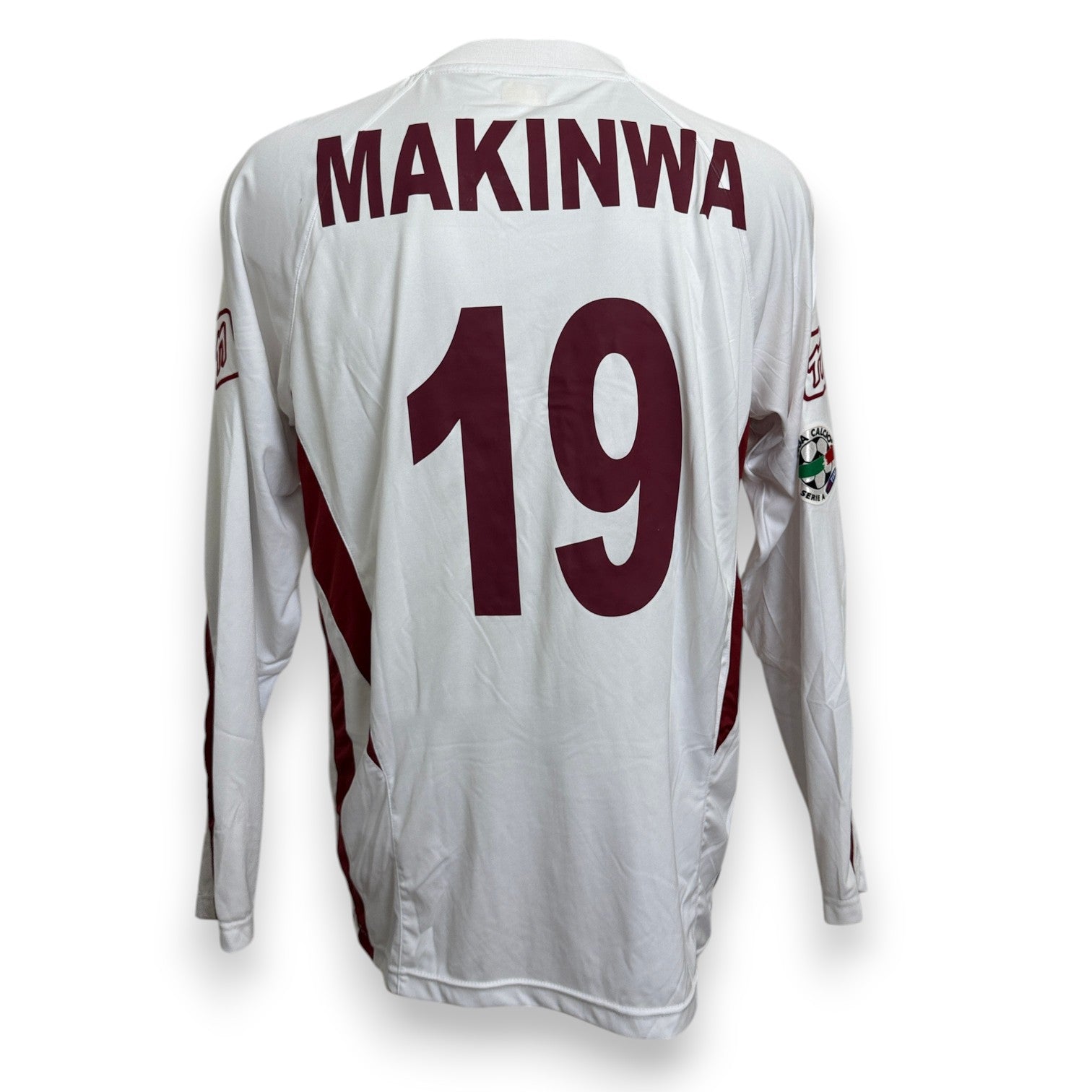Maglia Reggina Away 2007-08 Player Issued Stephen Makinwa numero 19 – Onze – manica lunga – condizioni Excellent