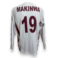 Maglia Reggina Away 2007-08 Player Issued Stephen Makinwa numero 19 – Onze – manica lunga – condizioni Excellent