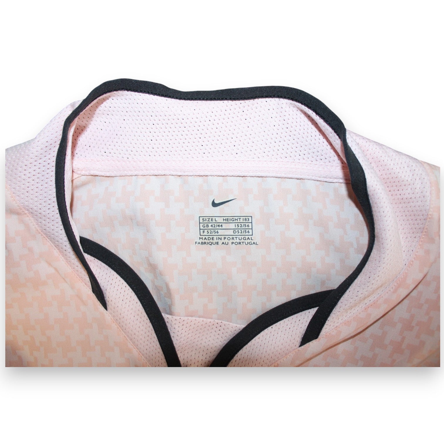 Etichetta collo maglia Juventus Away Player Issued 2003-04 – Nike Size L Height 183 – Made in Portugal – vintage