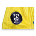 Dettaglio patch UEFA Cup maglia Villarreal 2007-08 Player Issued Mavuba – logo originale coppa UEFA pre-2009 – fornitura gara competizione europea