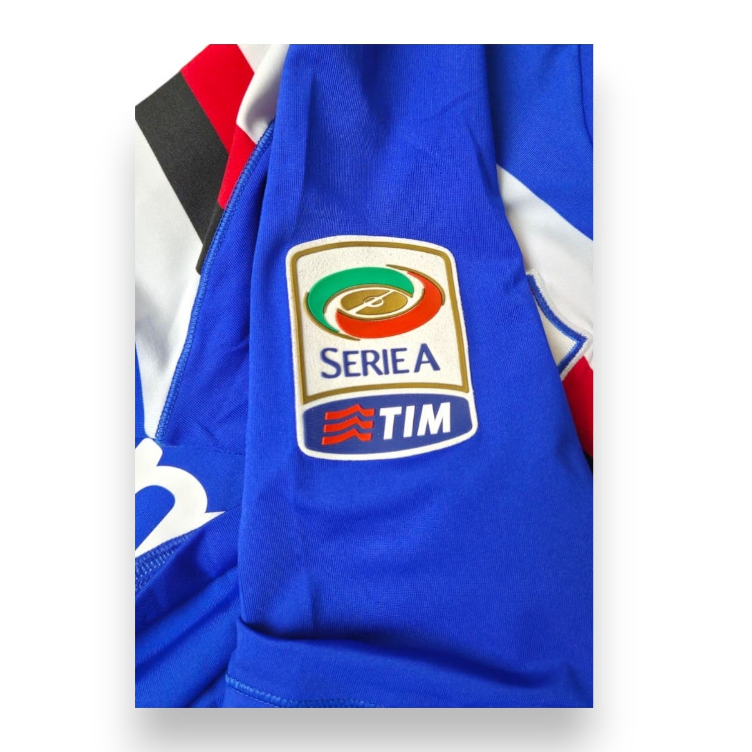 Patch ufficiale Serie A TIM maglia Sampdoria Home 2012-13 Player Issued Maxi López – Kappa