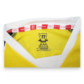 Etichetta collo maglia Siviglia 2013-14 Warrior Player Issued – taglia XL – Armed Unstoppable – Sevilla Fútbol Club – fornitura squadra originale