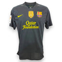 Maglia FC Barcelona Away 2011-12 nera Nike Qatar Foundation con patch FIFA World Champions 2011 – Player Issued Messi