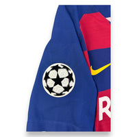 Patch UEFA Champions League Starball maglia FC Barcelona Home 2019-20 Player Issued Lionel Messi N.10 Nike Vaporknit