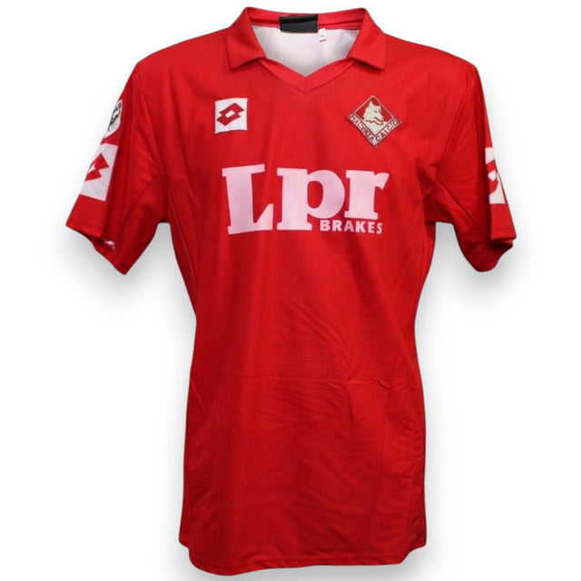 Maglia Piacenza Home 2002-03 Player Issued Salvatore Miceli – Lotto – sponsor LPR Brakes – scudo Piacenza Calcio – vintage Serie A