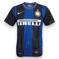 Fronte maglia FC Internazionale Home 2012-13 nerazzurra – sponsor Pirelli – stemma Inter stella dorata – Nike Dri-Fit Store taglia S