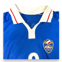 Dettaglio colletto maglia Jugoslavia Home 2000-01 Adidas – stemma FSJ Federazione calcistica jugoslava