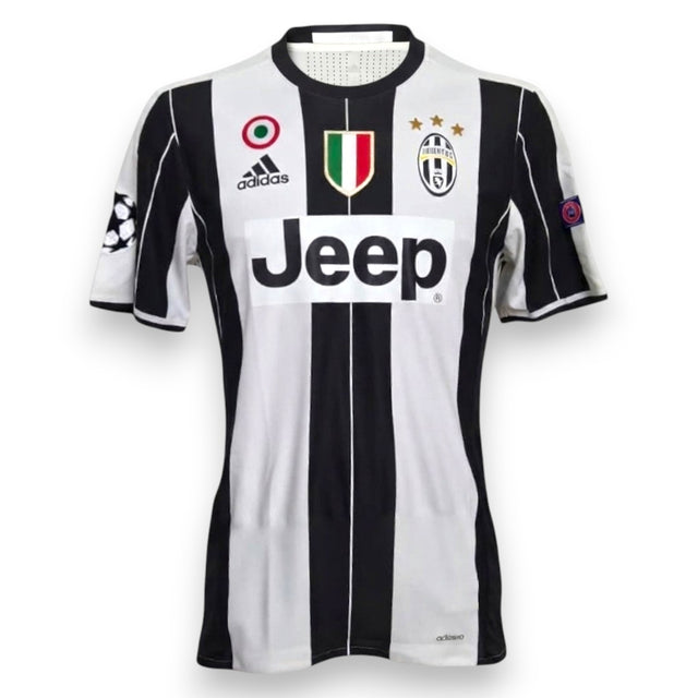 Maglia Juventus Home 2015-16 Adidas fronte – sponsor Jeep e scudetto – N.9 Morata