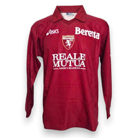 Fronte maglia Torino FC Home 2005-06 Player Issued Vedin Musić – Asics – sponsor Reale Mutua Beretta – Serie B stagione promozione