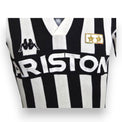 Maglia Juventus Home 1985-86 – logo Kappa Omini e due stelle dorate cucite in riquadro – sponsor Ariston – Player Issued