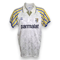 Maglia Parma A.C. Home 1992-93 Umbro Parmalat – Player Issued vintage – numero 7 – condizioni Excellent