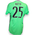 Retro maglia portiere Juventus 2016-17 Player Issued Neto numero 25 – Adidas verde fluo – Finale TIM Cup Roma 2017