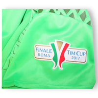 Patch Finale Roma TIM Cup 2017 su maglia portiere Juventus Player Issued – Neto titolare – Juventus campione Coppa Italia