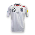 Maglia Inghilterra U21 Home 2007 Player Issued Matt Derbyshire numero 19 – Umbro – England U21 v Italy U21 14-06-2007 – condizioni Excellent