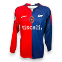 Maglia Cagliari Home 2006-07 Player Issued Leonardo Colucci numero 21 – Asics – sponsor Tiscali SKY – manica lunga – condizioni Excellent