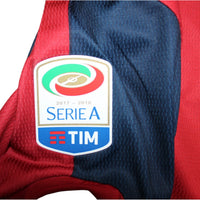 Dettaglio patch ufficiale Serie A TIM 2017-18 maglia Genoa Player Issued – stagione 2017/2018