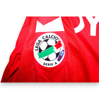Patch ufficiale Lega Calcio Serie A TIM maglia Fiorentina Third 2008-09 – Lotto – Player Issued Donadel numero 4