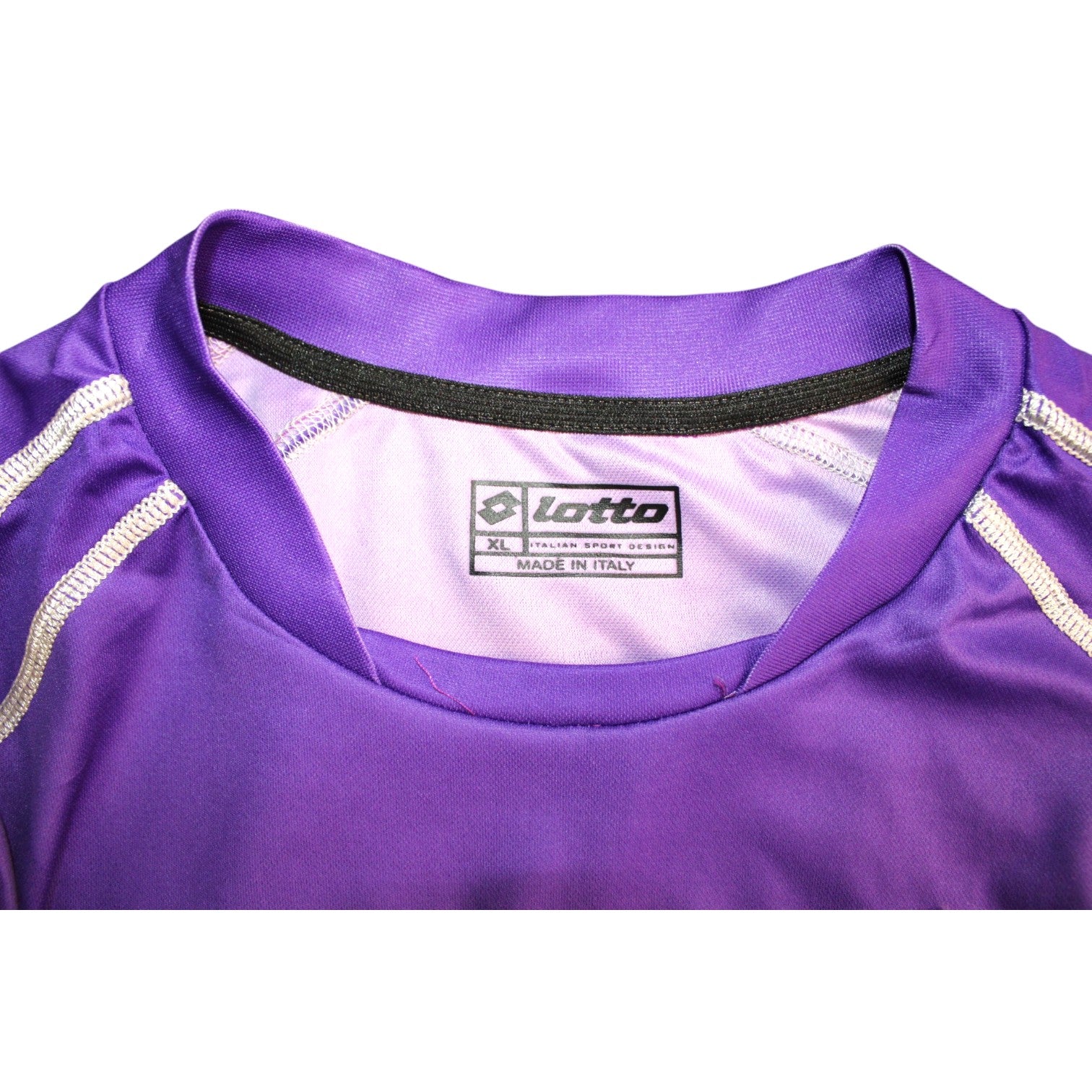 Etichetta interna Lotto Italian Sport Design maglia Fiorentina 2005-06 Player Issued – taglia XL – made in Italy