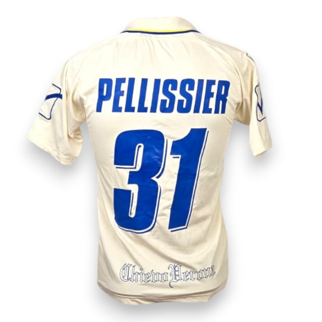 Retro maglia Chievo Verona 2010-11 numero 31 Pellissier Player Issued – nameset ufficiale – cimelio Serie A